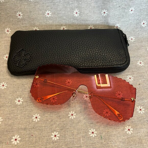 Chrome Hearts Red Sunglasses